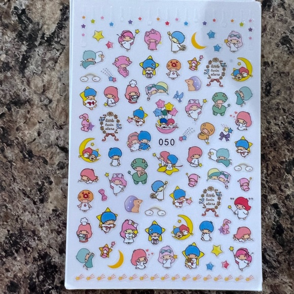 $1 NAIL STICKER SHEET. NEW. $1 WITH ANY $10 ORDER OR MORE - Picture 3 of 16